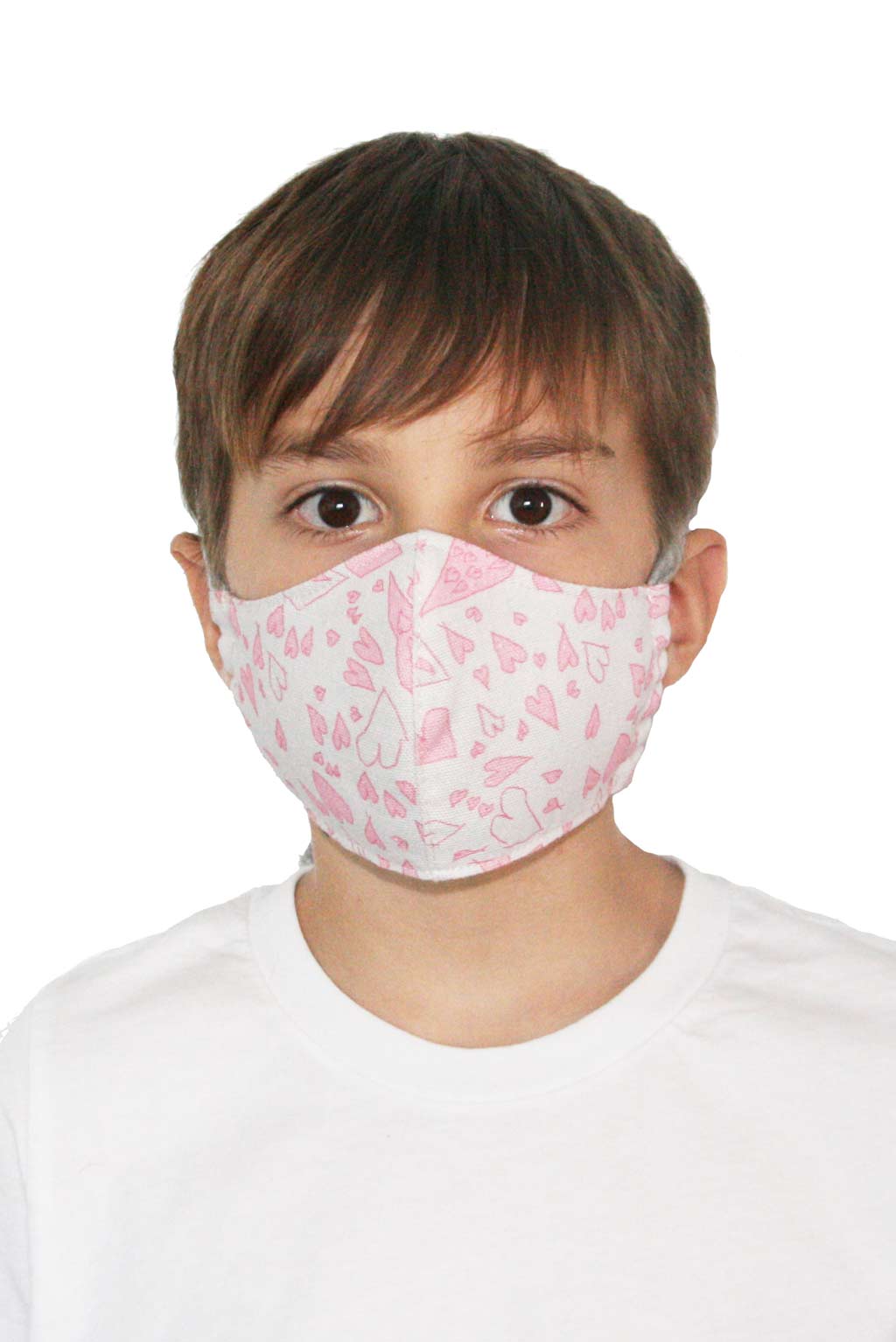 Cabin Measures - Children's and Adults' Hearts Cotton Cloth Facemask