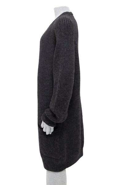 Alpaca Sweater Coat / CARBON