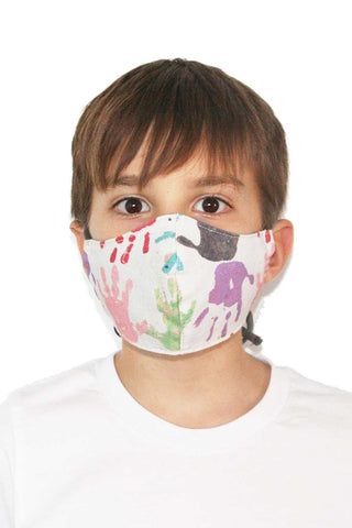 Cabin Measures - Children's and Adults' Handprint Cotton Cloth Facemask