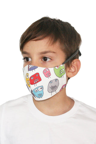 Childrens' and Adults' Monster Cotton Cloth Facemask