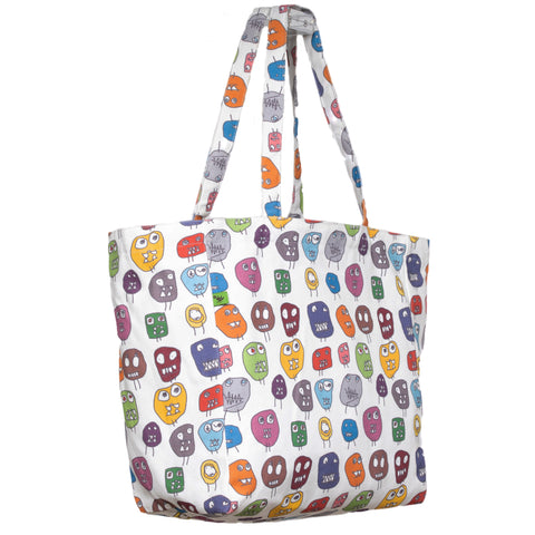 Canvas Tote Bag - Monsters