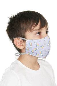 Toddler Face Mask - Rainbow Cotton Cloth Facemask