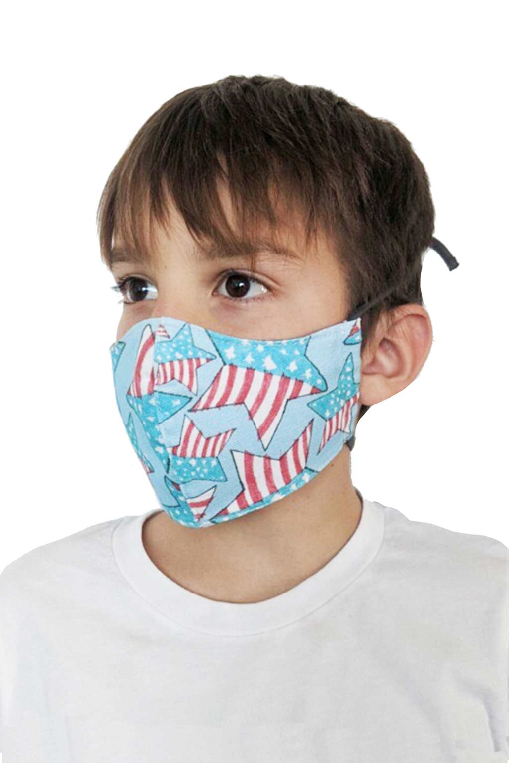 Toddler Face Mask American Stars Cotton Cloth Facemask